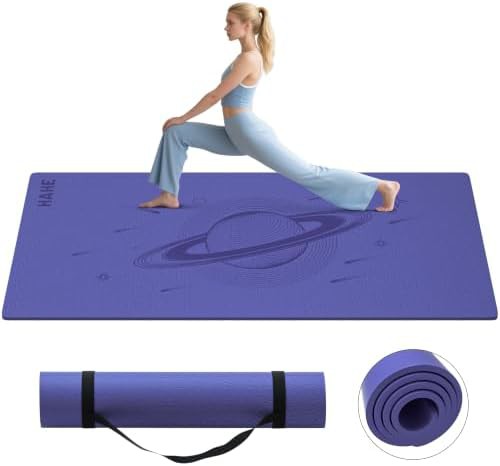 Extra Wide Yoga Mat for Women 10mm