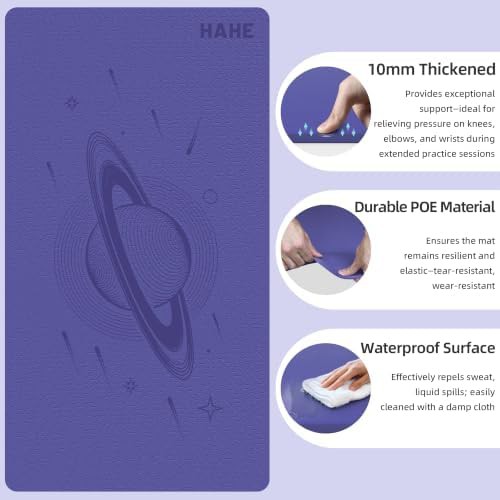 Extra Wide Yoga Mat for Women 10mm — photo 4