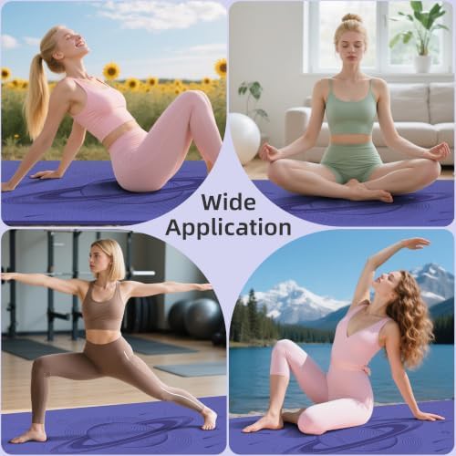 Extra Wide Yoga Mat for Women 10mm — photo 5