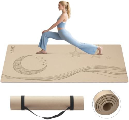Extra Wide Exercise Mat for Men 10mm