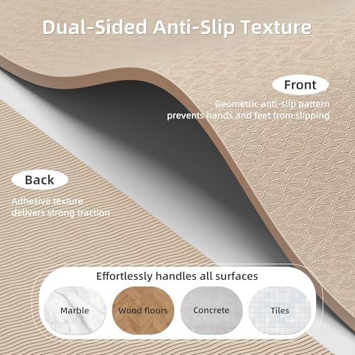 Extra Wide Exercise Mat for Men 10mm — photo 3