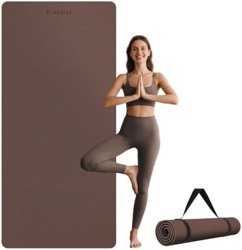 Extra long wide 10mm exercise mat