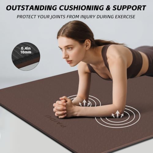 Extra long wide 10mm exercise mat — photo 4