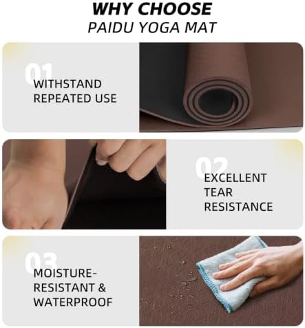 Extra long wide 10mm exercise mat — photo 5