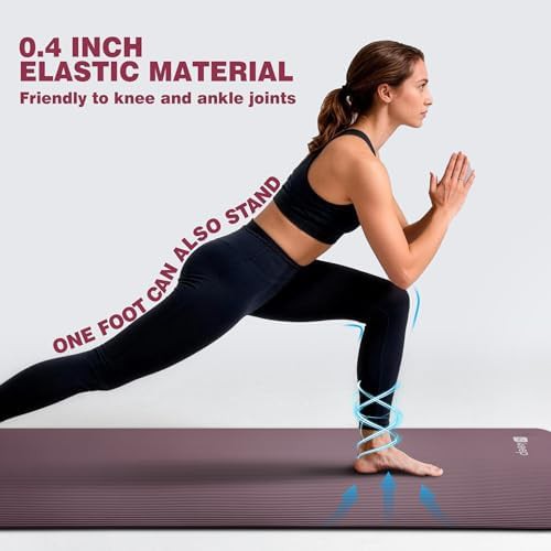 Extra thick purple NBR exercise mat — photo 4