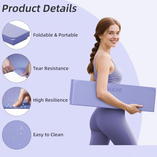 Foldable Travel Yoga Mat with TPE Material — photo 3