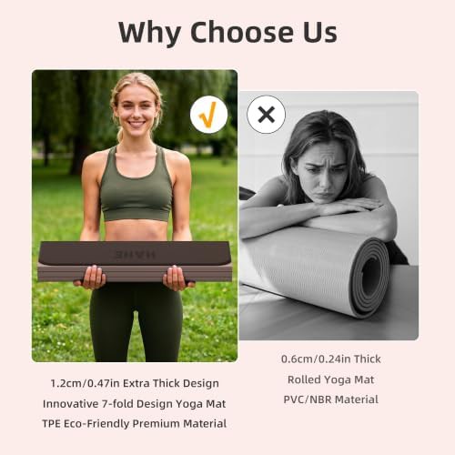 Extra Thick Seven Fold Pilates Exercise Mat — photo 5