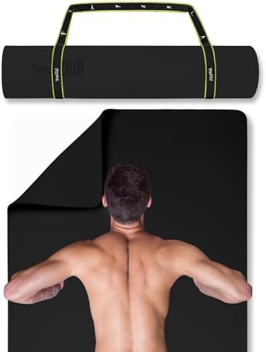 Thick extra wide fitness and stretch mat