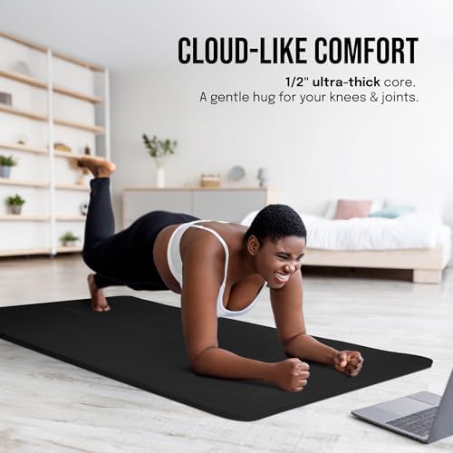 Thick extra wide fitness and stretch mat — photo 5