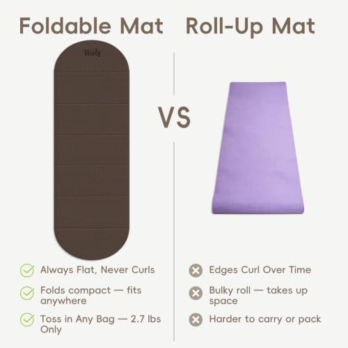 Extra Long Foldable Yoga Mat 10mm — photo 3