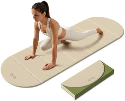 Cushioned Foldable Long Fitness Mat 10mm
