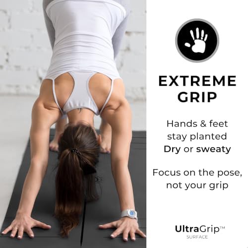 Ultra grip pro mat with alignment lines — photo 3