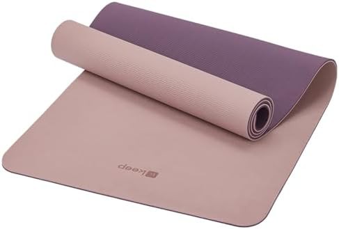 Pink non slip TPE yoga mat