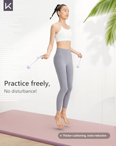 Pink non slip TPE yoga mat — photo 5