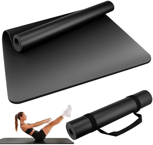 Professional natural rubber and PU workout mat