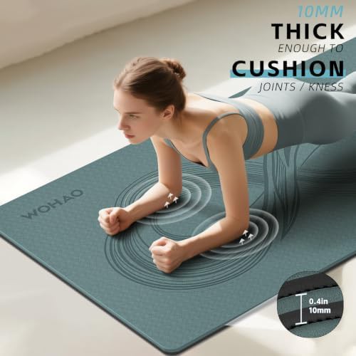 Extra wide dark green 10mm mat — photo 4