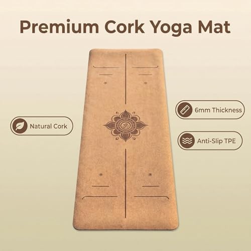 Extra thick 6mm cork workout mat — photo 5