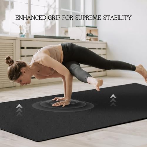 Extra large twelve millimeter thick exercise mat — photo 5