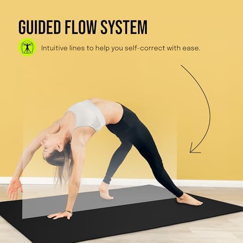 Large non slip mat with alignment line — photo 3