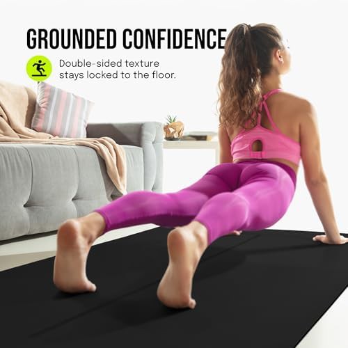 Large non slip mat with alignment line — photo 4
