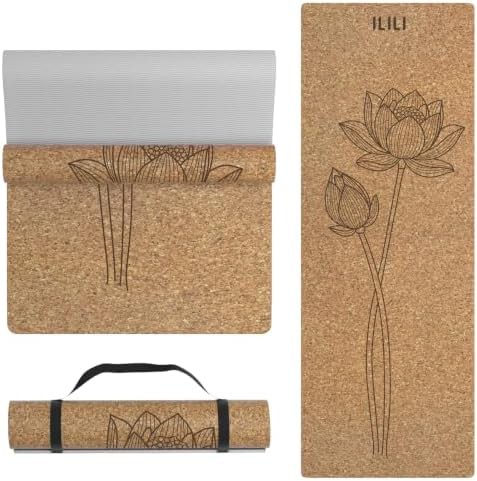 Eco Friendly Cork Yoga Mat 6mm Thick