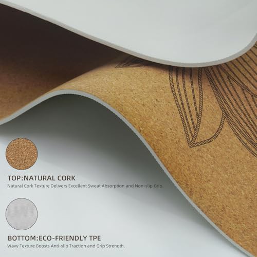 Eco Friendly Cork Yoga Mat 6mm Thick — photo 3