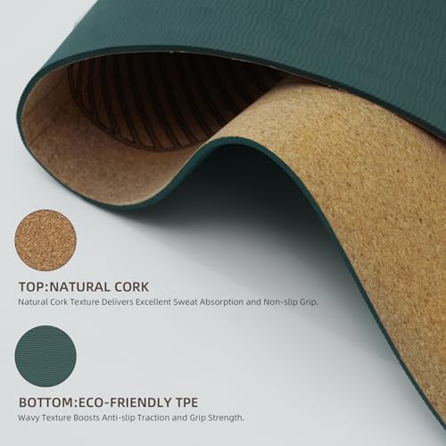 Natural Cork Mat for Hot Yoga — photo 3
