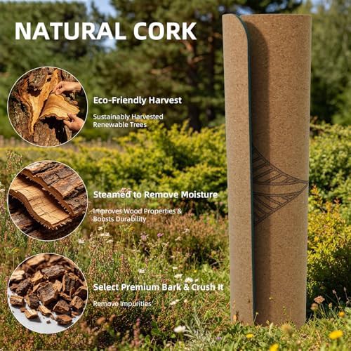 Natural Cork Mat for Hot Yoga — photo 5
