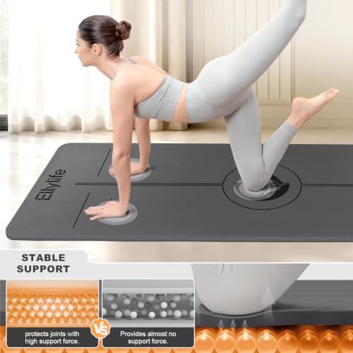 Non Slip Natural Rubber Pilates Mat — photo 3