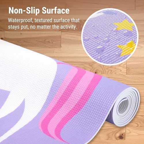Unicorn kids grip 3mm pvc mat — photo 4