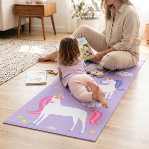 Unicorn kids grip 3mm pvc mat — photo 5