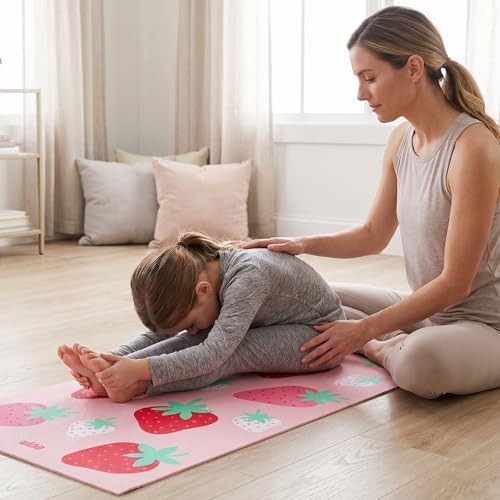 Strawberry kids textured 3mm pvc mat — photo 5