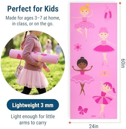 Ballerina kids pvc exercise mat — photo 3