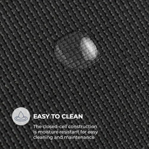 Summit grommets black studio yoga mats — photo 3