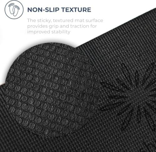 Summit grommets black studio yoga mats — photo 4