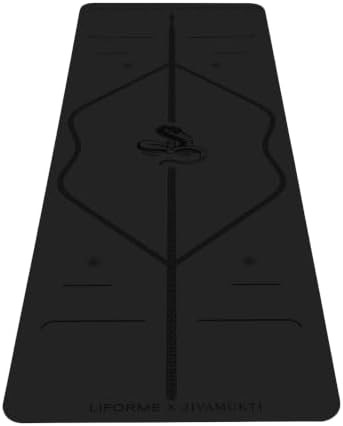 Jivamukti travel black yoga mat