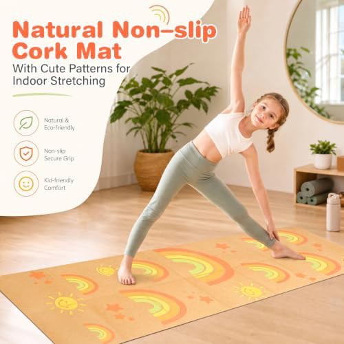 Foldable cork travel mat for kids — photo 3