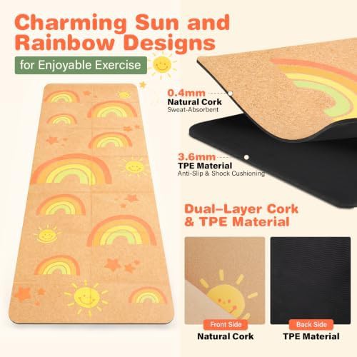 Foldable cork travel mat for kids — photo 5